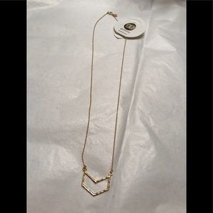 Gorjana Gold Pendant 22 inch long NWT
